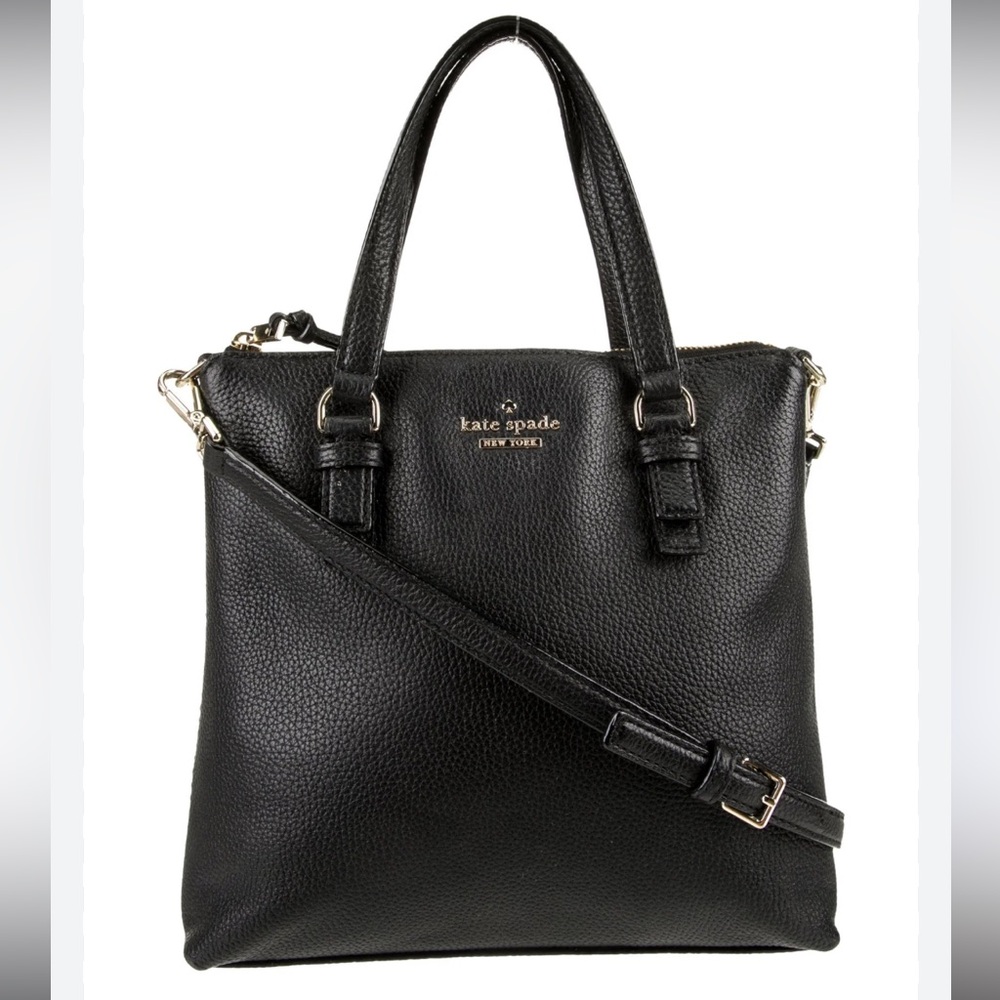 Kate Spade Black Pebbled Leather Purse